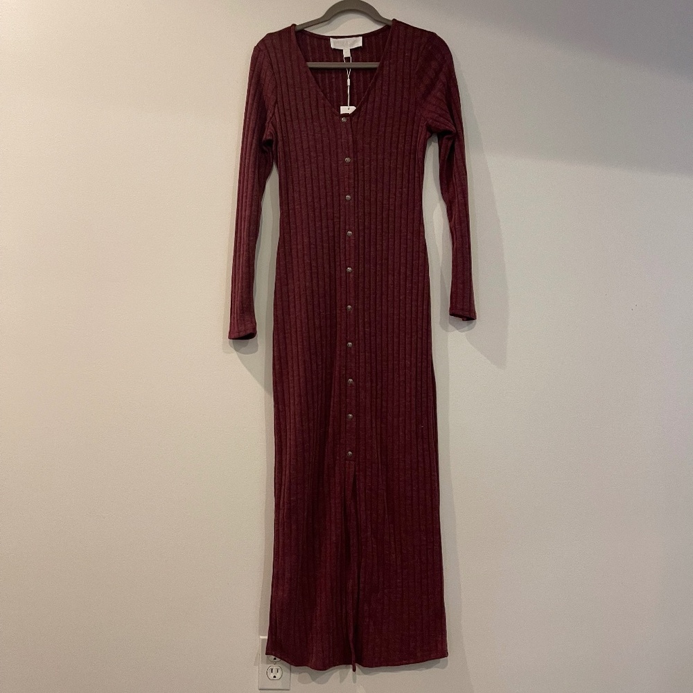 Superfox maroon sweater dress